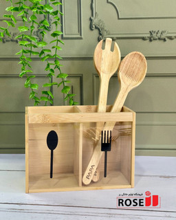 جای قاشق چنگال بامبو