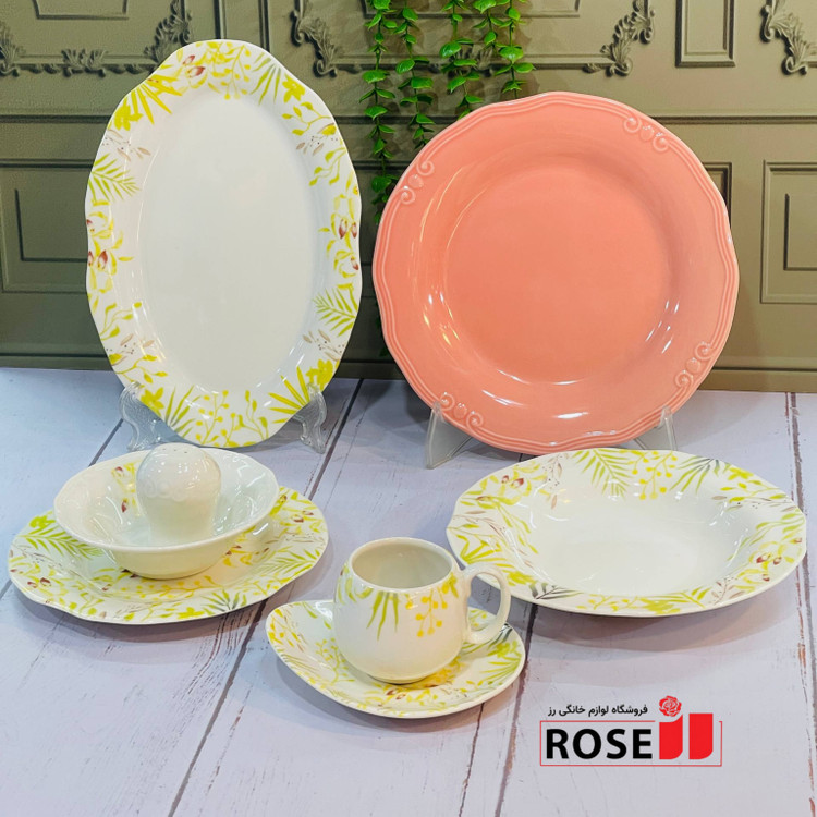 سرویس غذا خوری چینی الیزابت 15پارچه دونفره