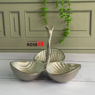 ظروف پذیرایی آلومینیوم اردو خوری سه خونه نقره ای