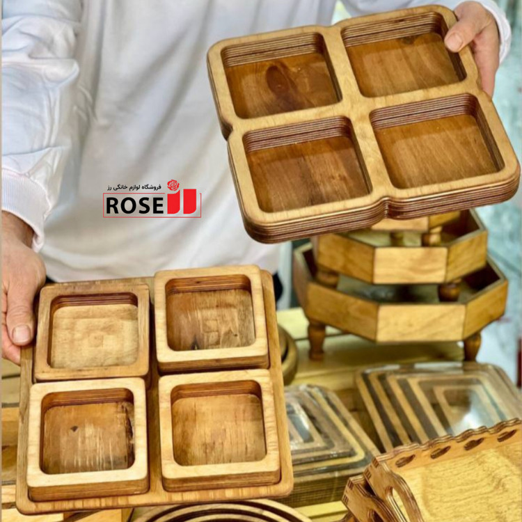 مزه خوری دومنظوره چوب روس