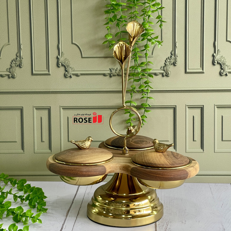 اردو خوری چوب گرد وفلز لیلیوم مدل المپیک